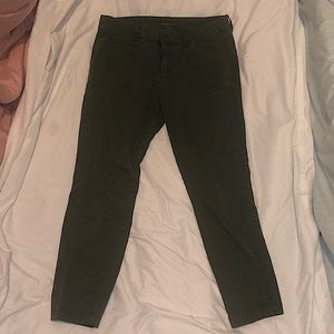 dark green jeans